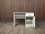 Стол с тумбой для офиса 1100x600x750 мм IKEA ДСП Белый Швеция (СТБ1-221223)
