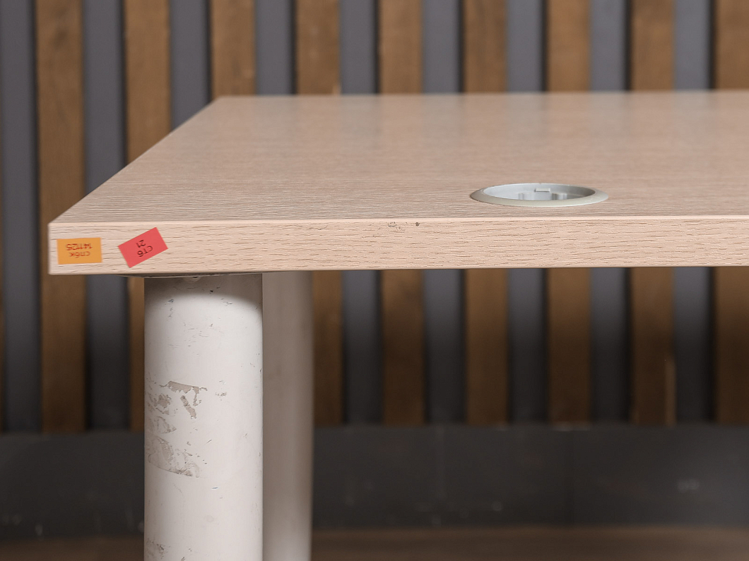 Стол прямоугольный ЛДСП Бук (СПБК-141125)