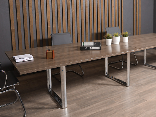 Стол для переговоров ЛДСП Ясень шимо