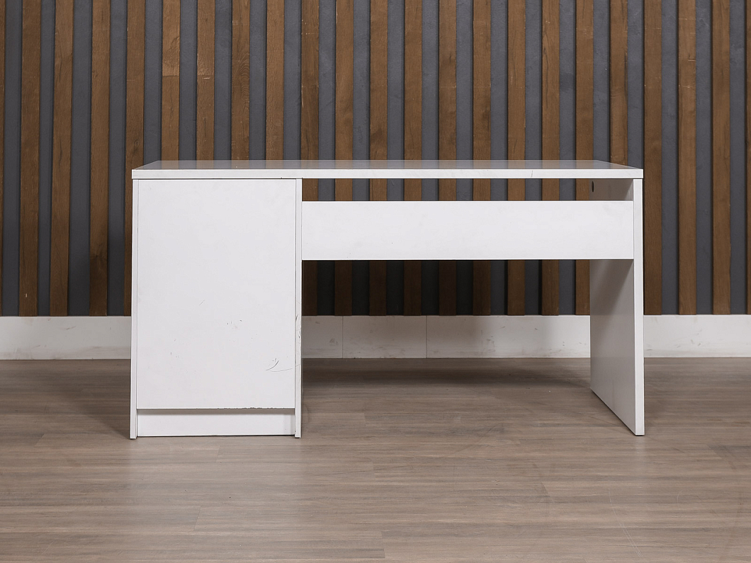 Стол с тумбой ЛДСП Белый (СПВТ(Т)-190425)