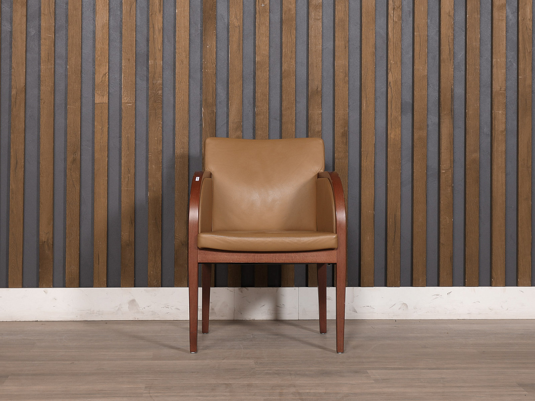 Кресло Codutti Кожа Бежевый Италия (КЭВ-090725)