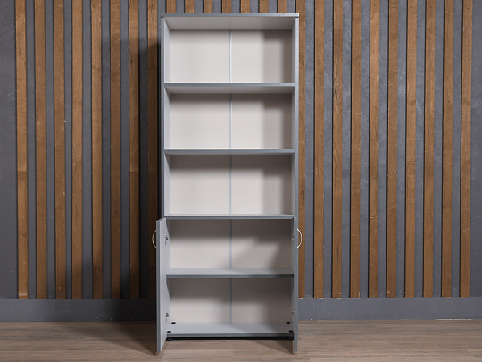 Шкаф для документов ЛДСП Серый