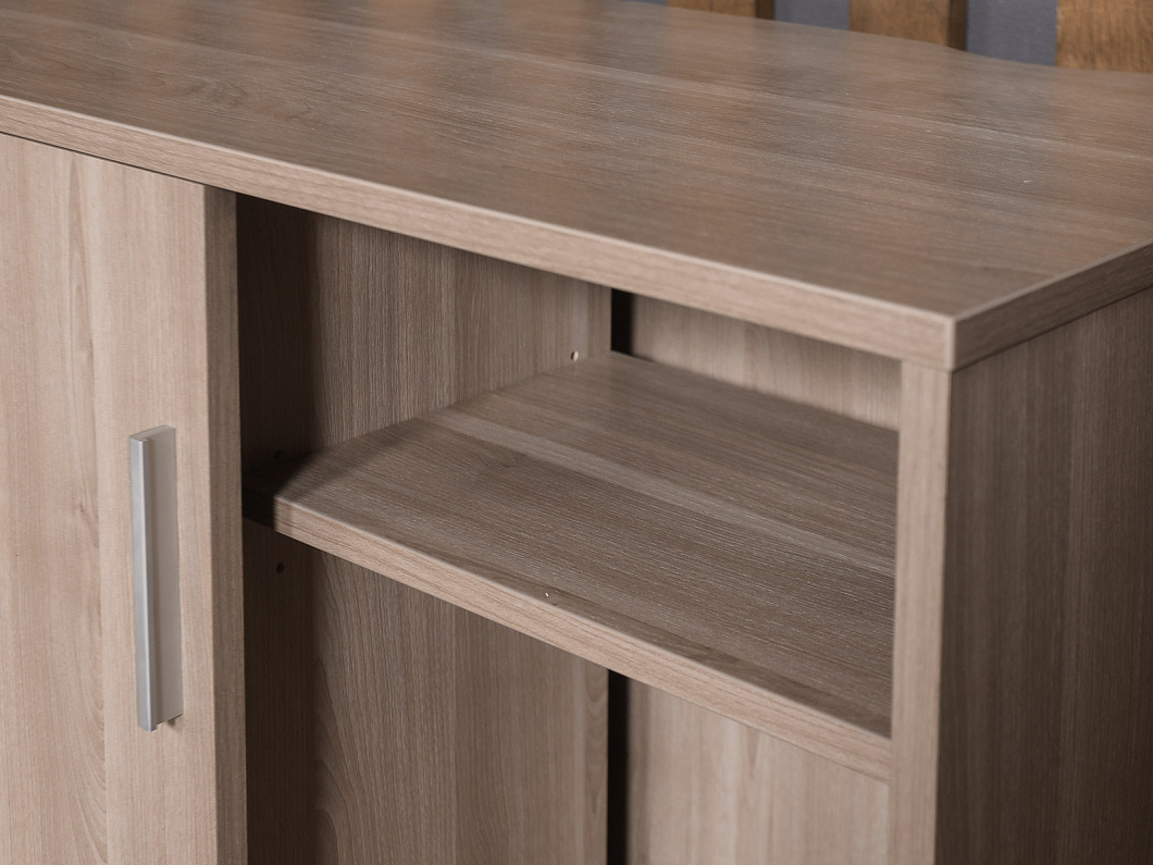 Тумба под оргтехнику ЛДСП Ясень шимо (ТОЯШ2-211125)