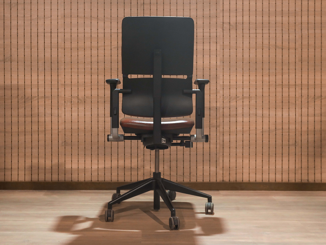 Кресло руководителя Steelcase Кожа Бордовый США (КДРБР-070325)