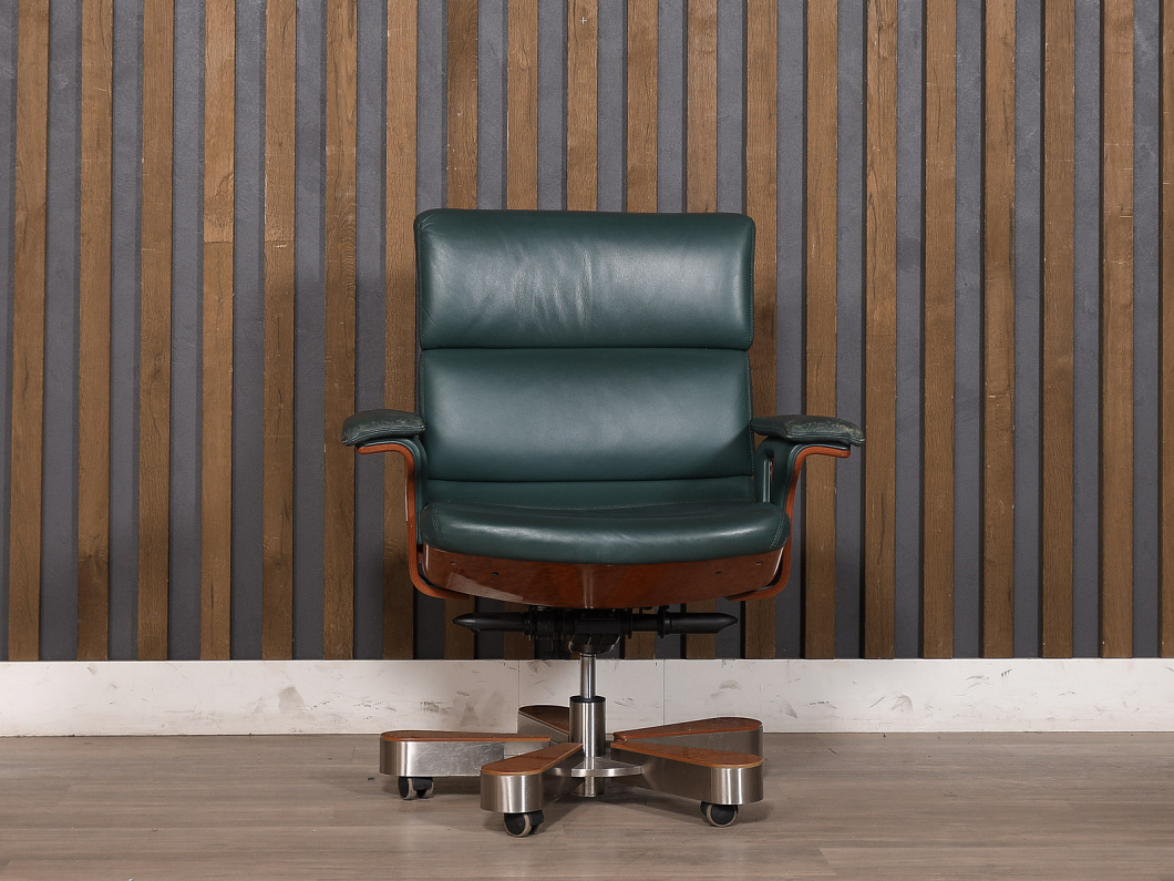 Офисное кресло R.A. Mobili HERGO B Кожа Зелёный Италия (КПЭЗЛ1-090725)