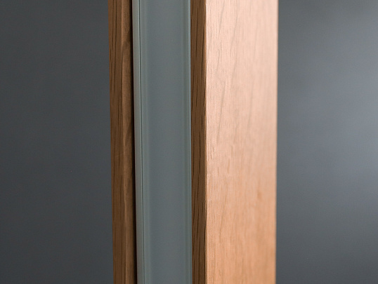 Лампа напольная Дерево Бежевый