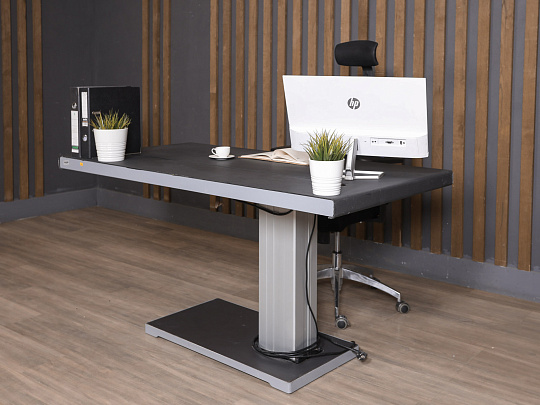 Стол руководителя Металл Серый Импорт