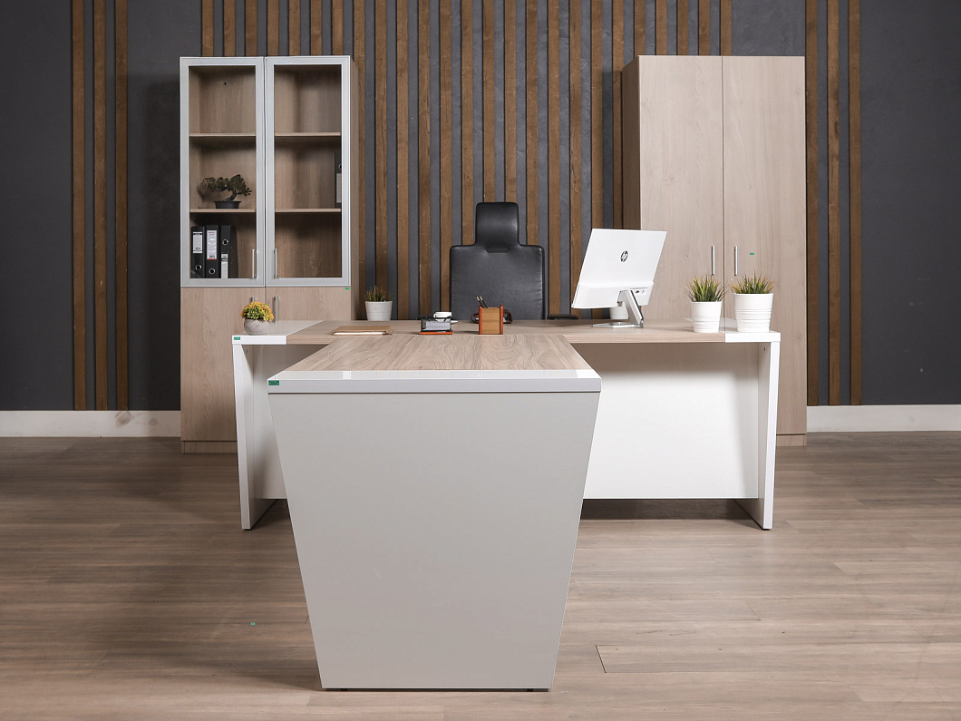 Кабинет руководителя Pointex Asti ЛДСП Бук Россия (КРББК-300825)