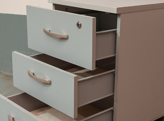 Тумба подкатная ЛДСП Серый