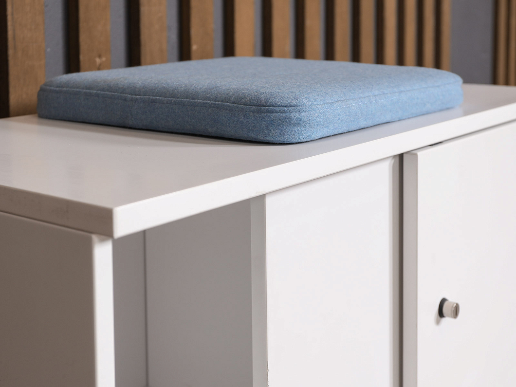 Тумба приставная Kinnarps ЛДСП Белый Швеция (ТПБ4-281225)