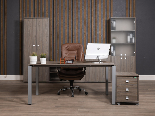 Кабинет руководителя ЛДСП Ясень шимо