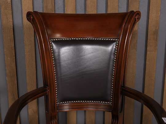 Кресло руководителя Кожа Чёрный Импорт