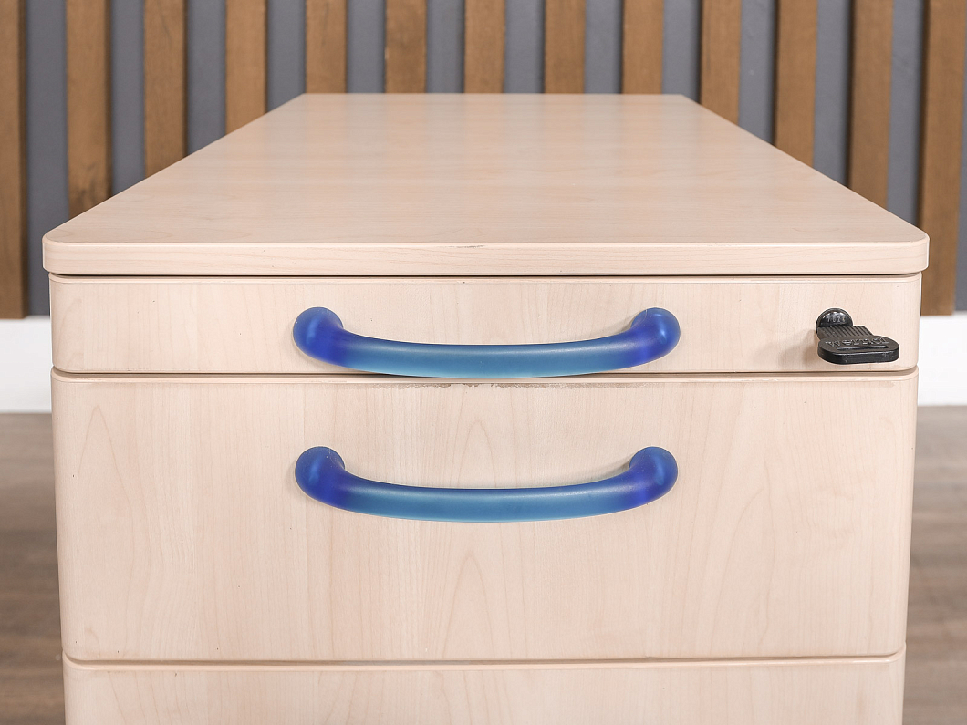 Тумба подкатная Steelcase ЛДСП Бук США (ТВБК-260325)