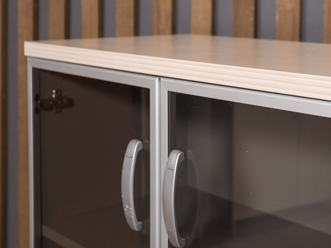 Шкаф для документов Офис-Директ Berlin ЛДСП Дуб Россия (ШДССР-271225)