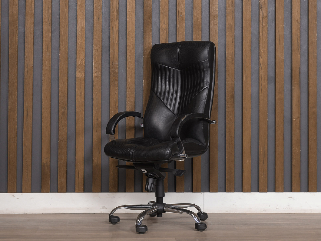 Кресло руководителя Bels Torus Кожа Чёрный Россия (КРКЧ-150525)