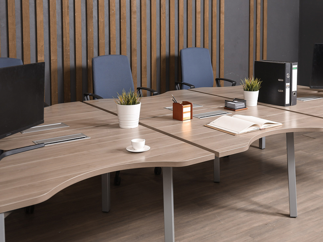 Комплект офисной мебели ЛДСП Дуб (БС6ДС-221225)