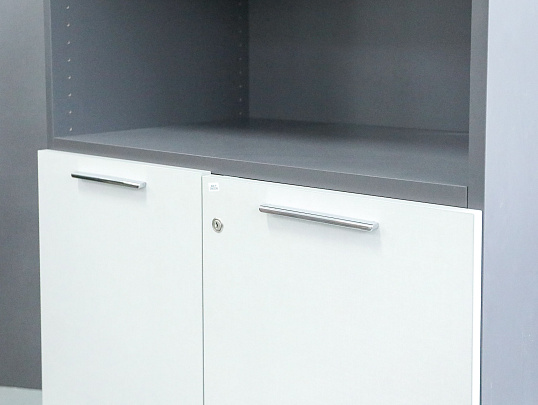 Шкаф для документов ЛДСП Серый