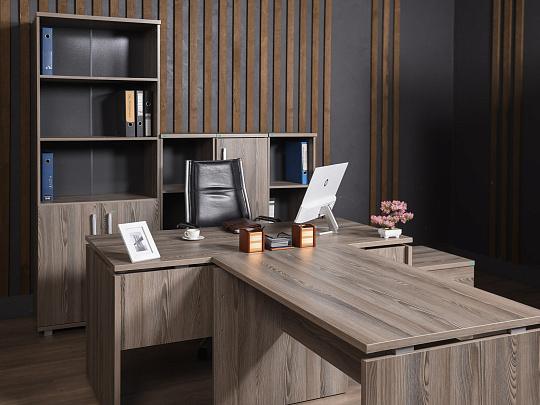 Кабинет руководителя ЛДСП Ясень шимо