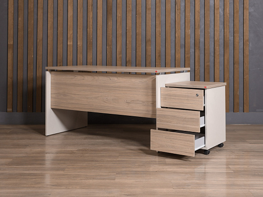 Стол с тумбой ЛДСП Бук