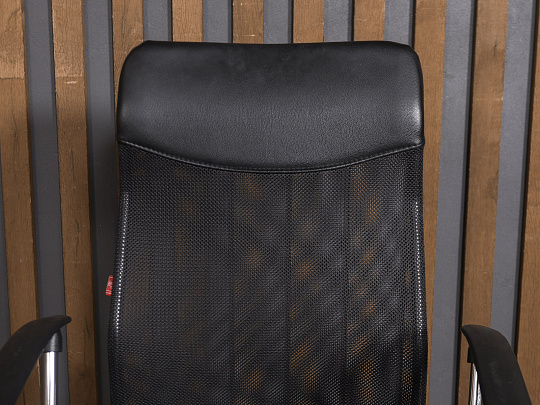 Офисный стул Экокожа Чёрный