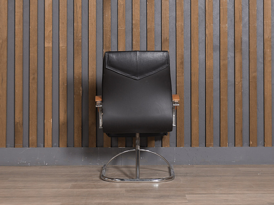 Конференц-кресло Искусственная кожа Чёрный