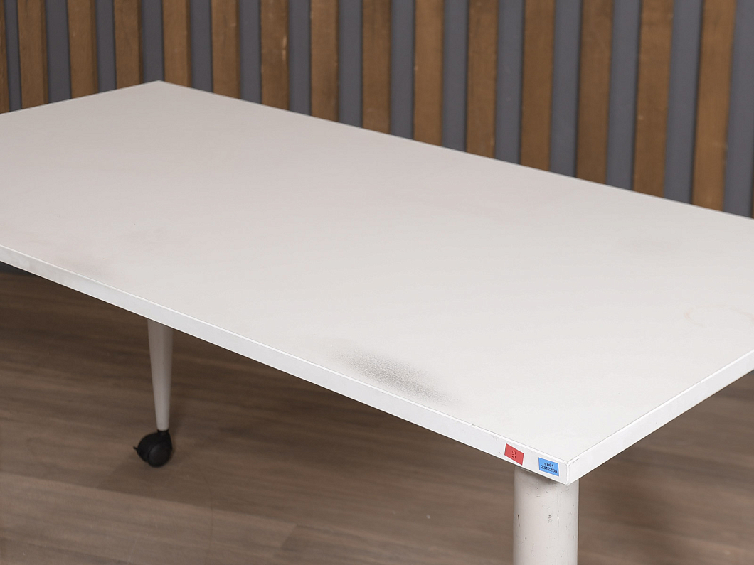 Стол прямоугольный ЛДСП Белый (СПБ1-231225П)