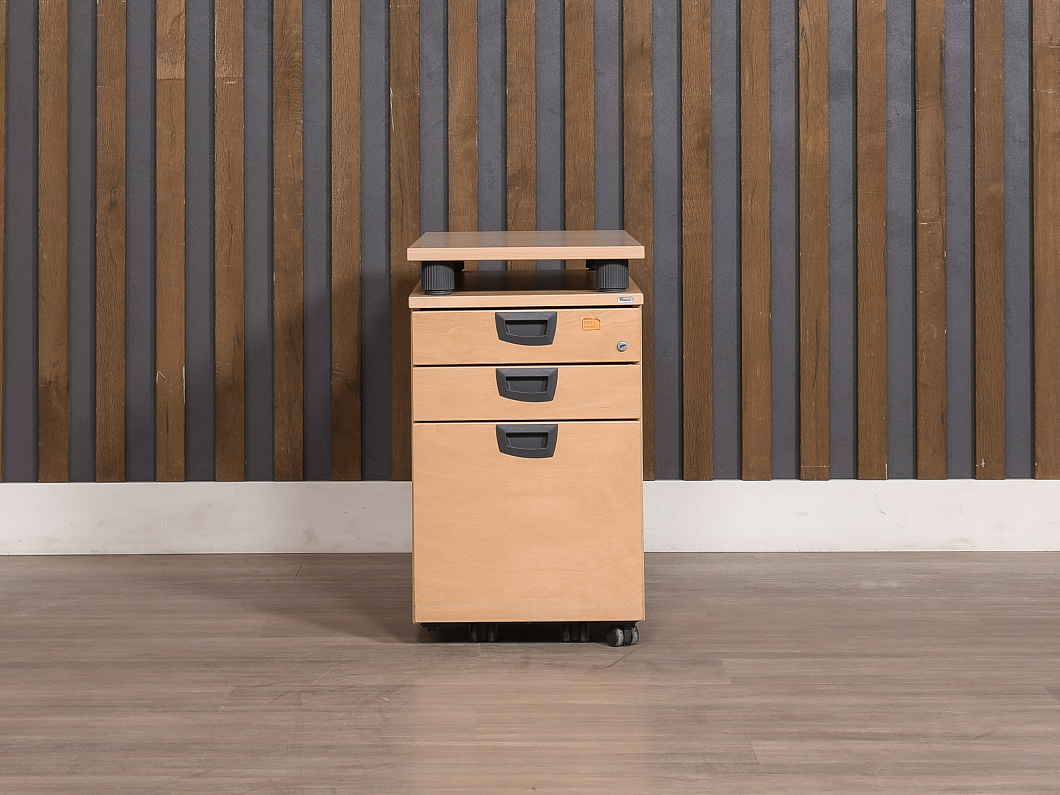 Тумба подкатная Kinnarps ЛДСП Бук Швеция (ТВБК1-090425)